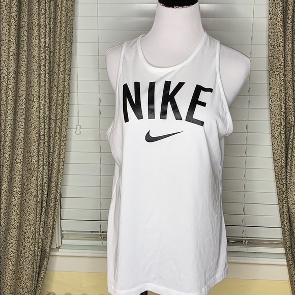 Nike white tank Medium - Picture 2 of 8
